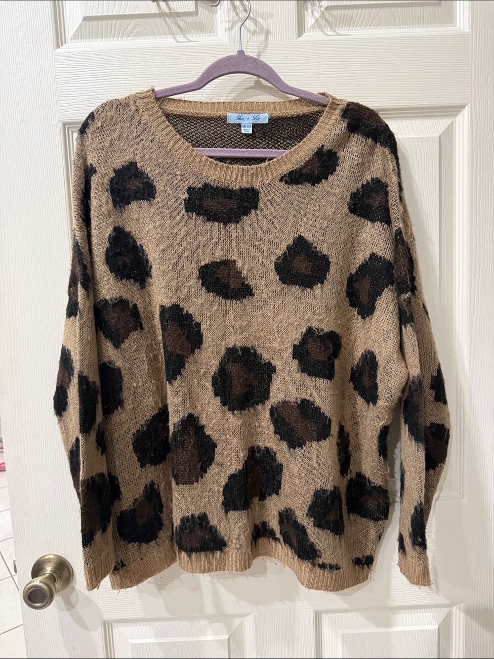 Leopard Print Sweater